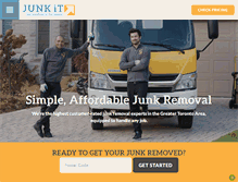 Tablet Screenshot of junkit.ca